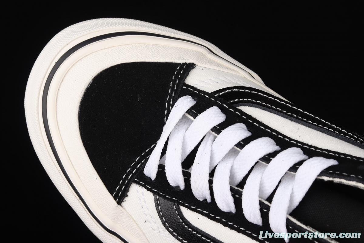 Vans Style 36 new half-crescent black and white side LOGO printed low-top casual board shoes VN0A3ZCJ9IG