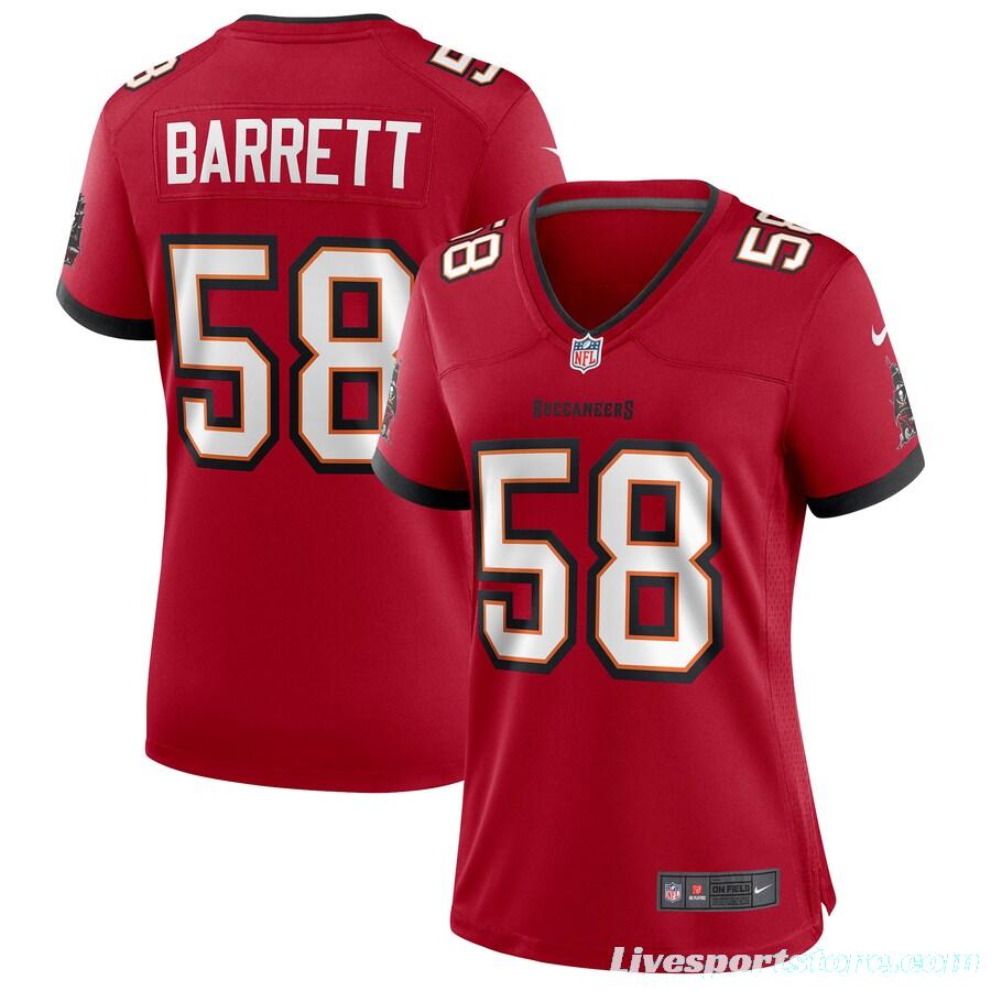 Women's Shaquil Barrett Red Player Limited Team Jersey