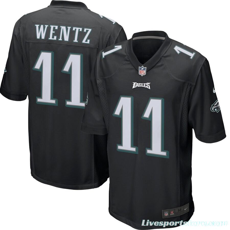 Youth Carson Wentz Black Event Player Limited Team Jersey