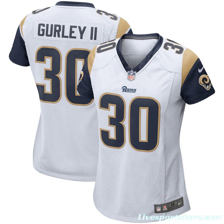 Women's Todd Gurley II White Player Limited Team Jersey