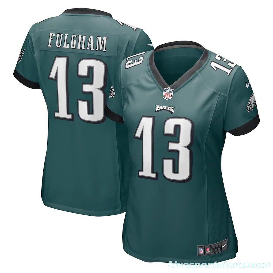 Women's Travis Fulgham Midnight Green Player Limited Team Jersey