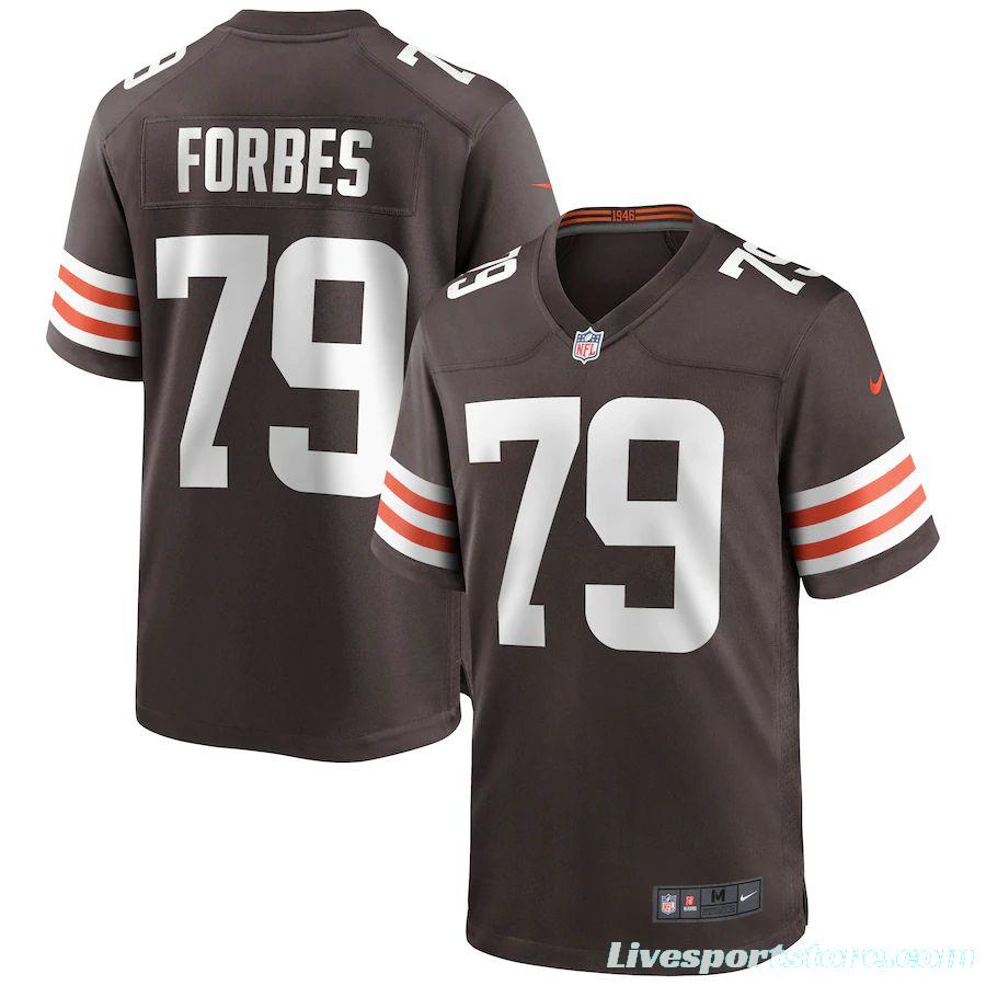 Men's Drew Forbes Brown Player Limited Team Jersey