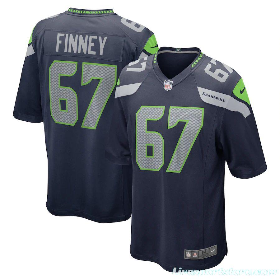 Men's B.J. Finney College Navy Player Limited Team Jersey