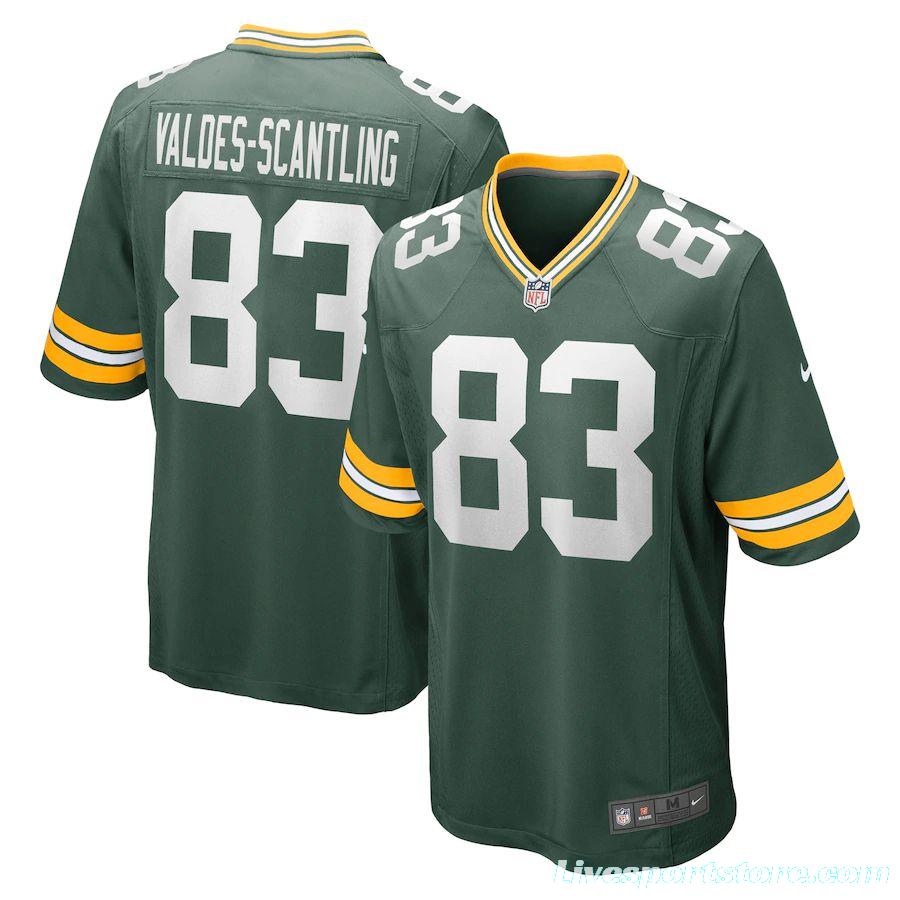 Men's Marquez Valdes-Scantling Green Player Limited Team Jersey