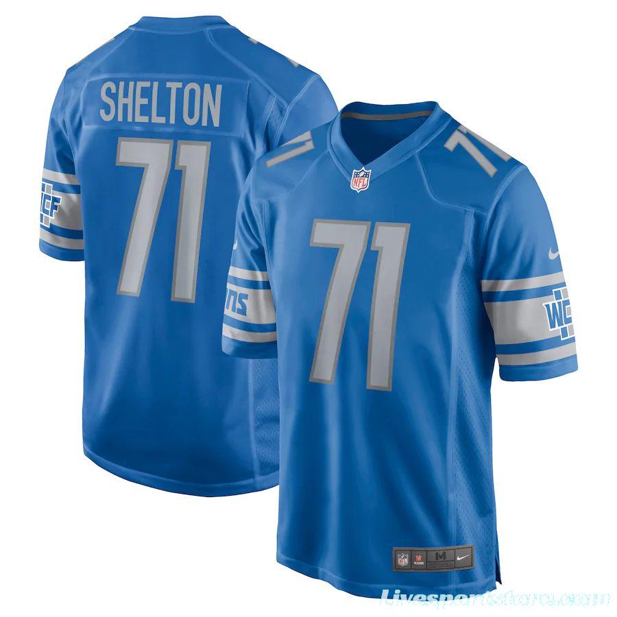 Men's Danny Shelton Blue Player Limited Team Jersey