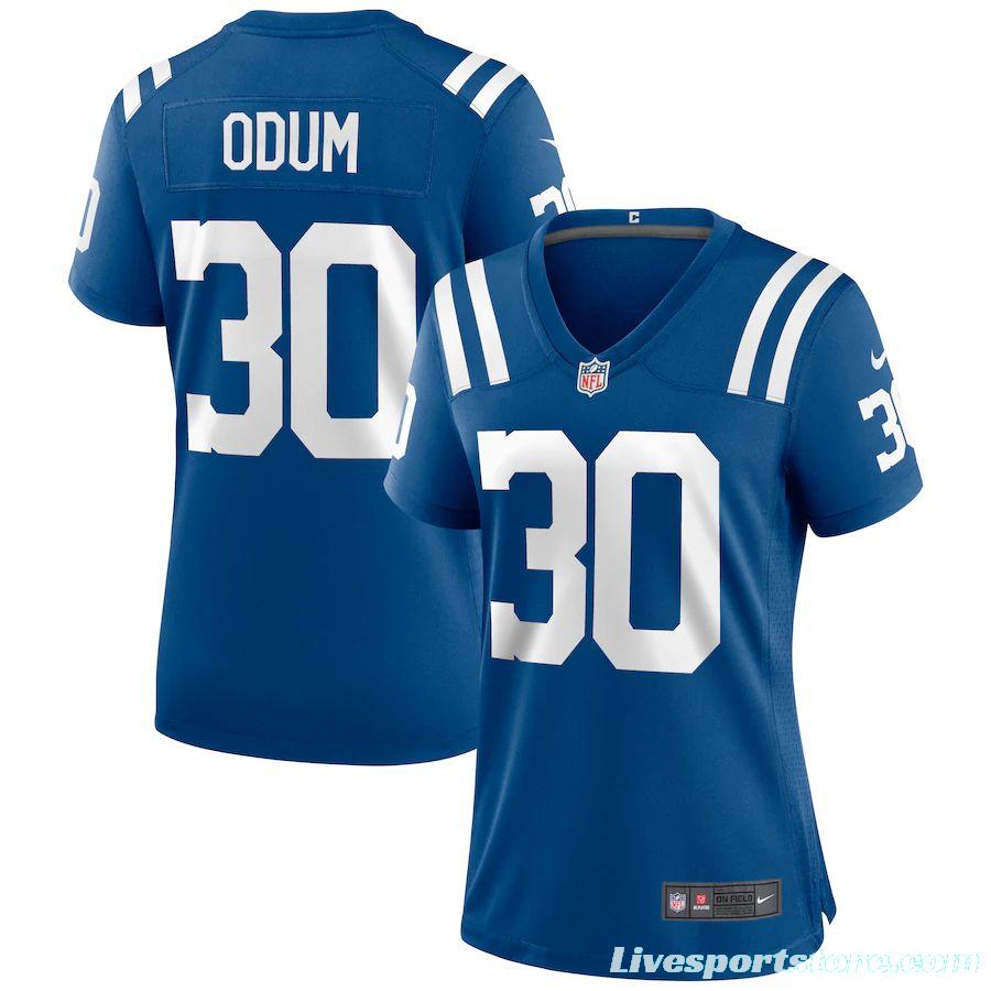 Women's George Odum Royal Player Limited Team Jersey