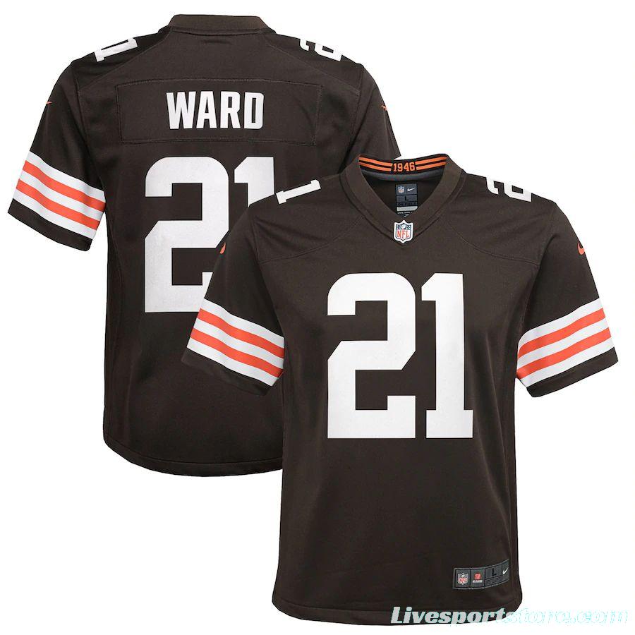 Youth Denzel Ward Brown Player Limited Team Jersey