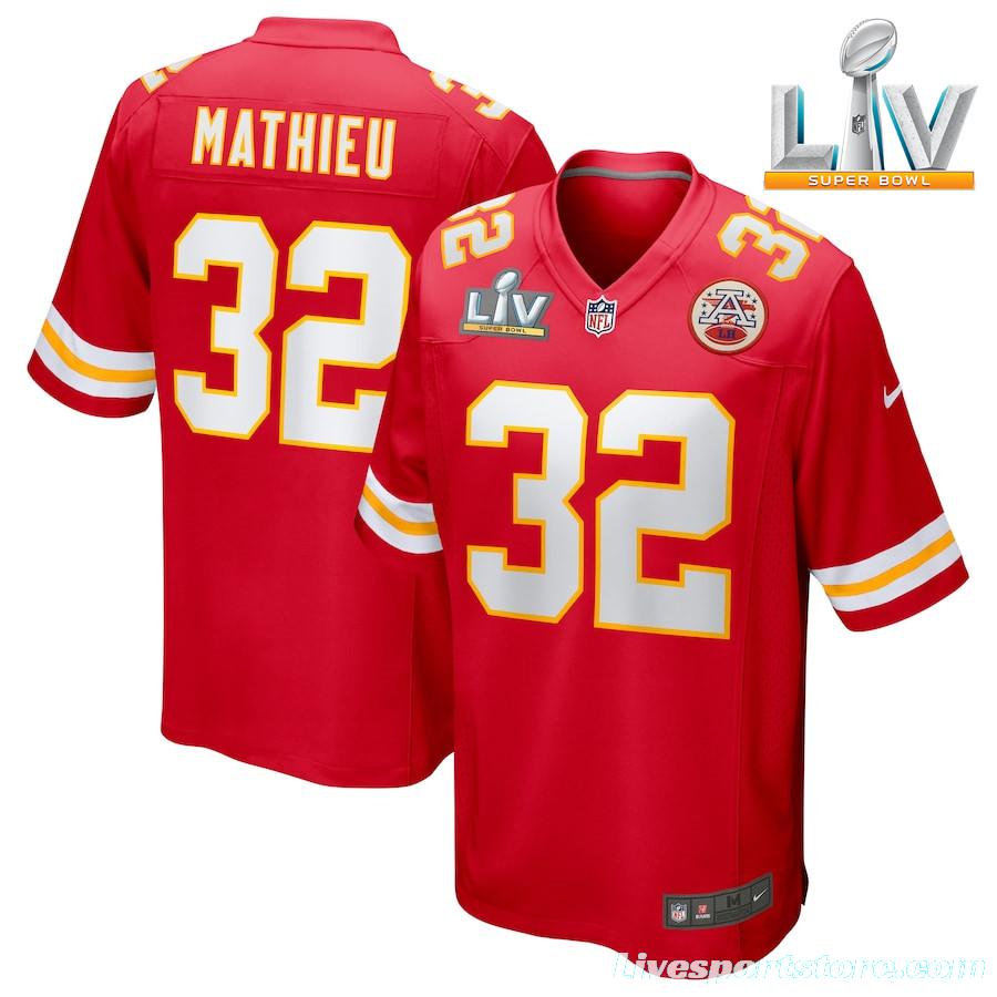 Men's Tyrann Mathieu Red Super Bowl LV Bound Player Limited Team Jersey