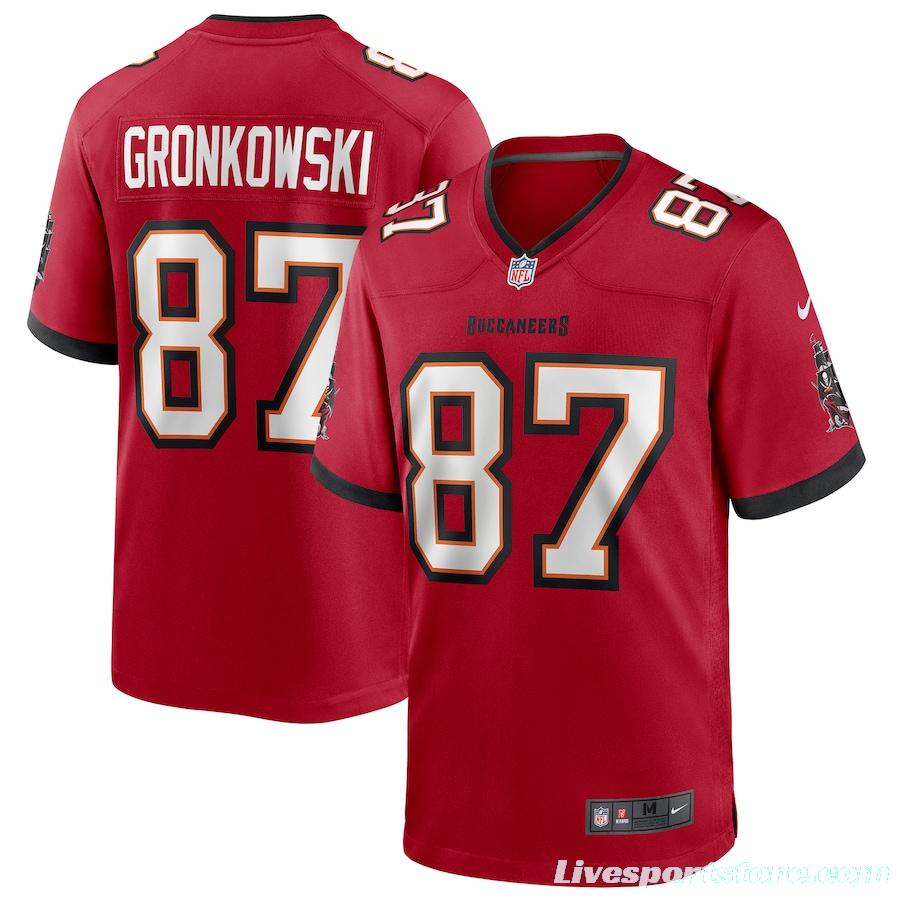 Men's Rob Gronkowski Red Player Limited Team Jersey