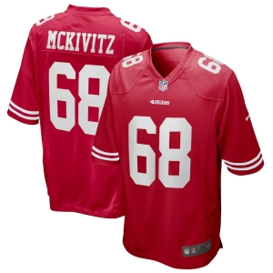 Men's Colton McKivitz Scarlet Player Limited Team Jersey