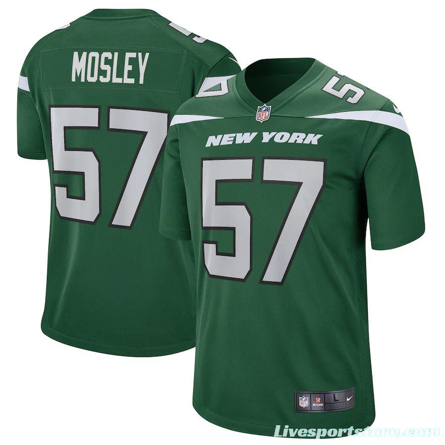 Men's C.J. Mosley Gotham Green Player Limited Team Jersey