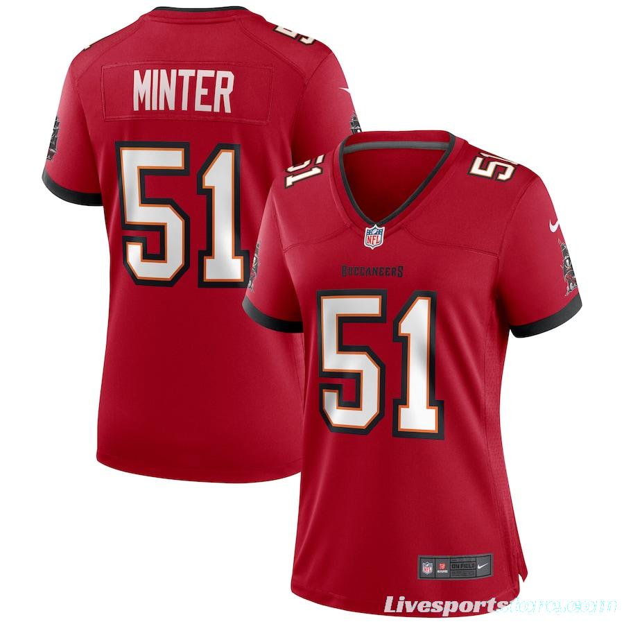 Women's Kevin Minter Red Player Limited Team Jersey