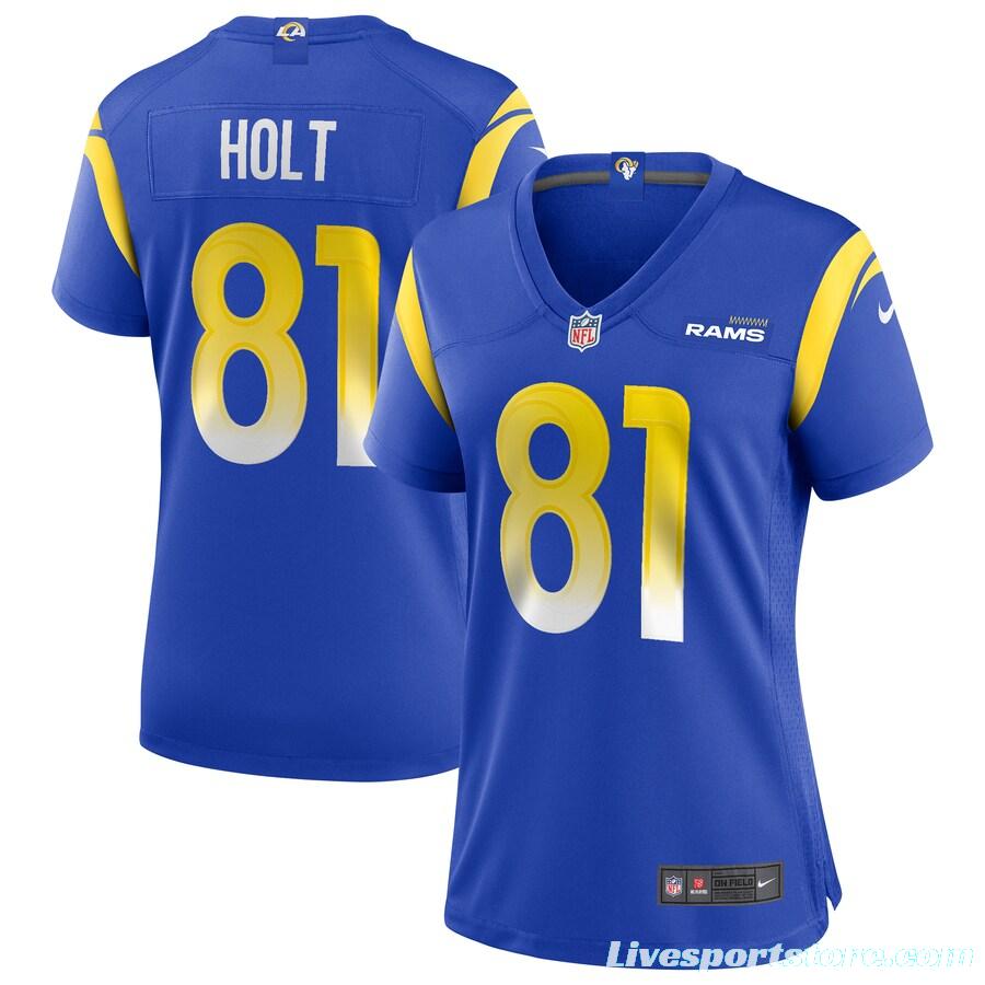 Women's Torry Holt Royal Retired Player Limited Team Jersey