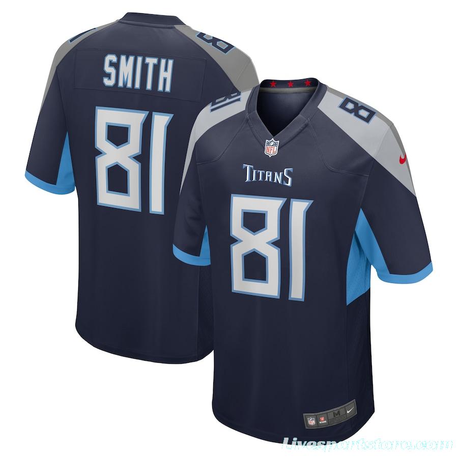 Men's Jonnu Smith Navy Player Limited Team Jersey