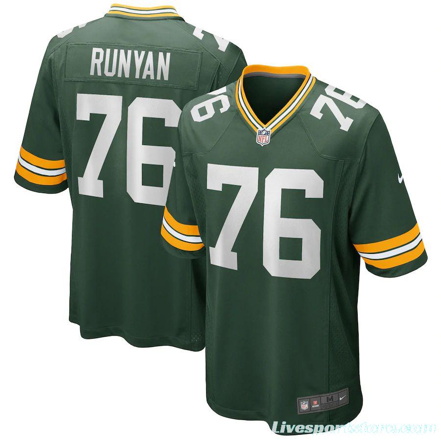 Youth Jon Runyan Green Player Limited Team Jersey