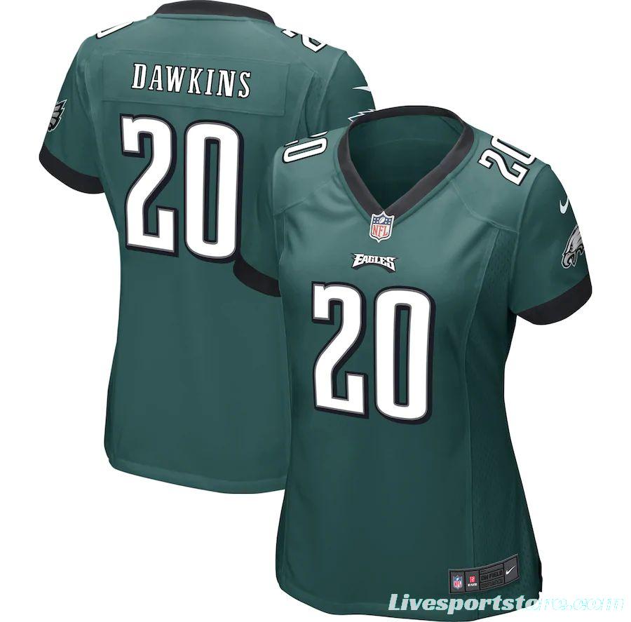 Women's Brian Dawkins Midnight Green Player Limited Team Jersey