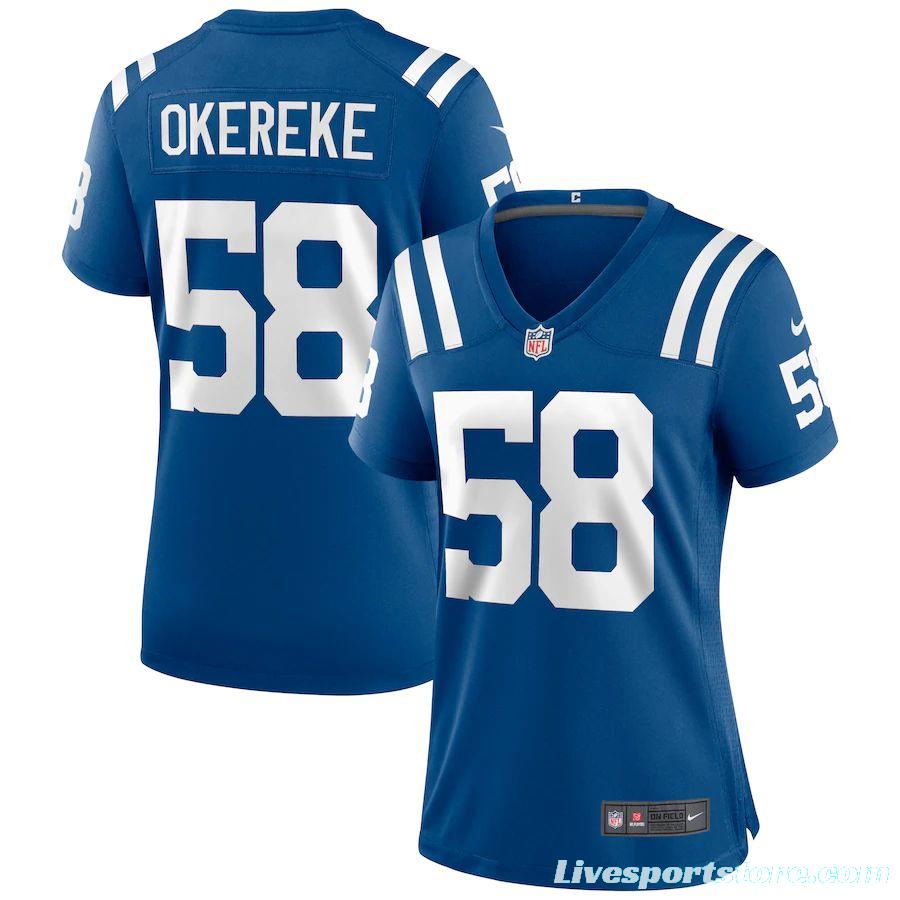 Women's Bobby Okereke Royal Player Limited Team Jersey