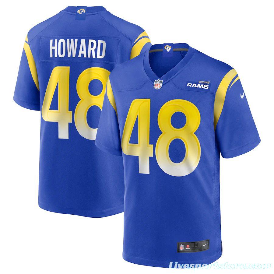 Men's Travin Howard Royal Player Limited Team Jersey