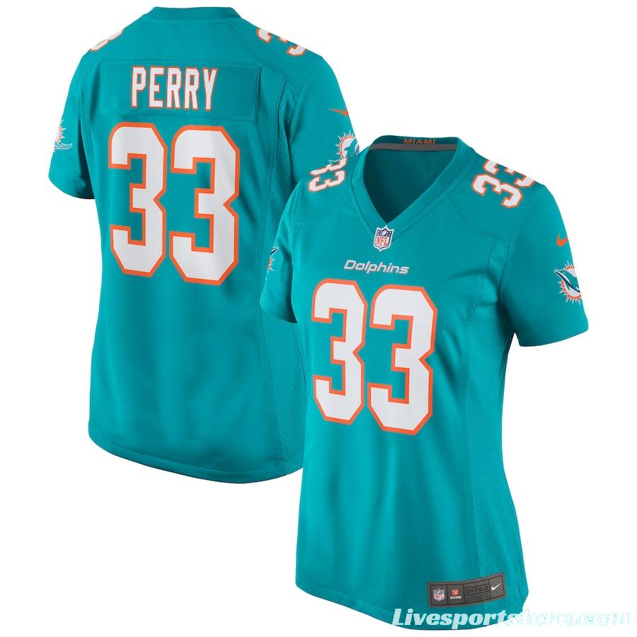 Women's Jamal Perry Aqua Player Limited Team Jersey