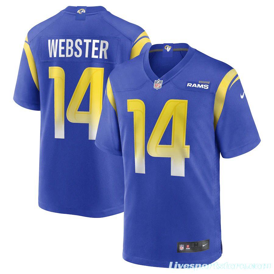 Men's Nsimba Webster Royal Player Limited Team Jersey