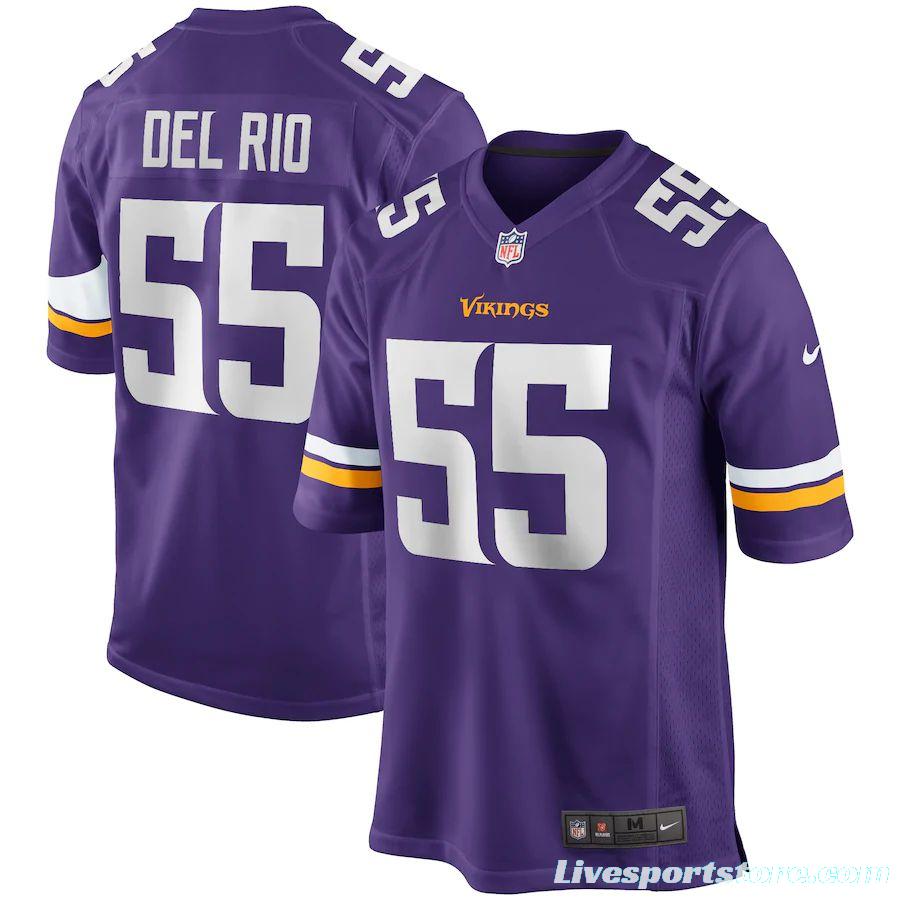 Men's Jack Del Rio Purple Retired Player Limited Team Jersey