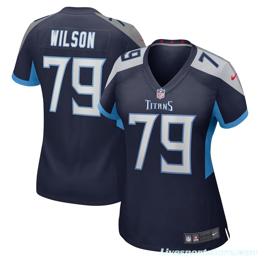 Women's Isaiah Wilson Navy Player Limited Team Jersey