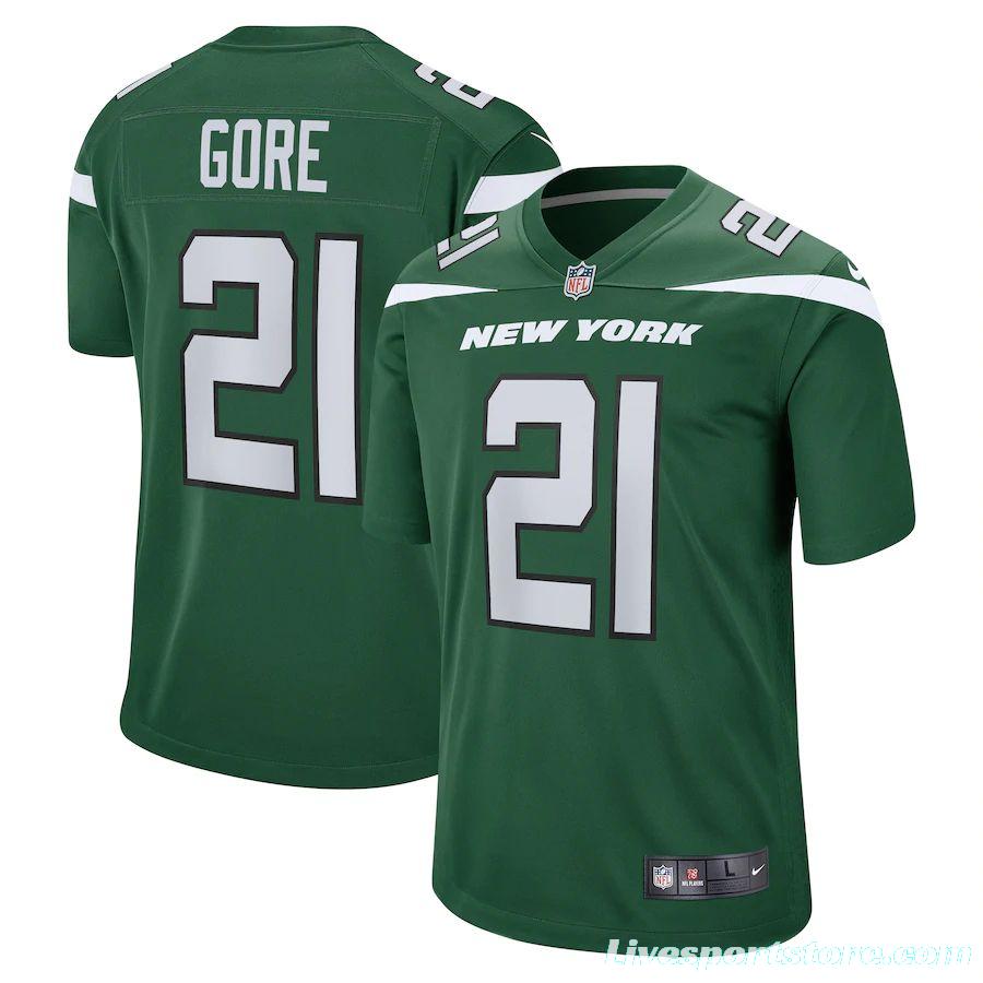 Men's Frank Gore Gotham Green Player Limited Team Jersey