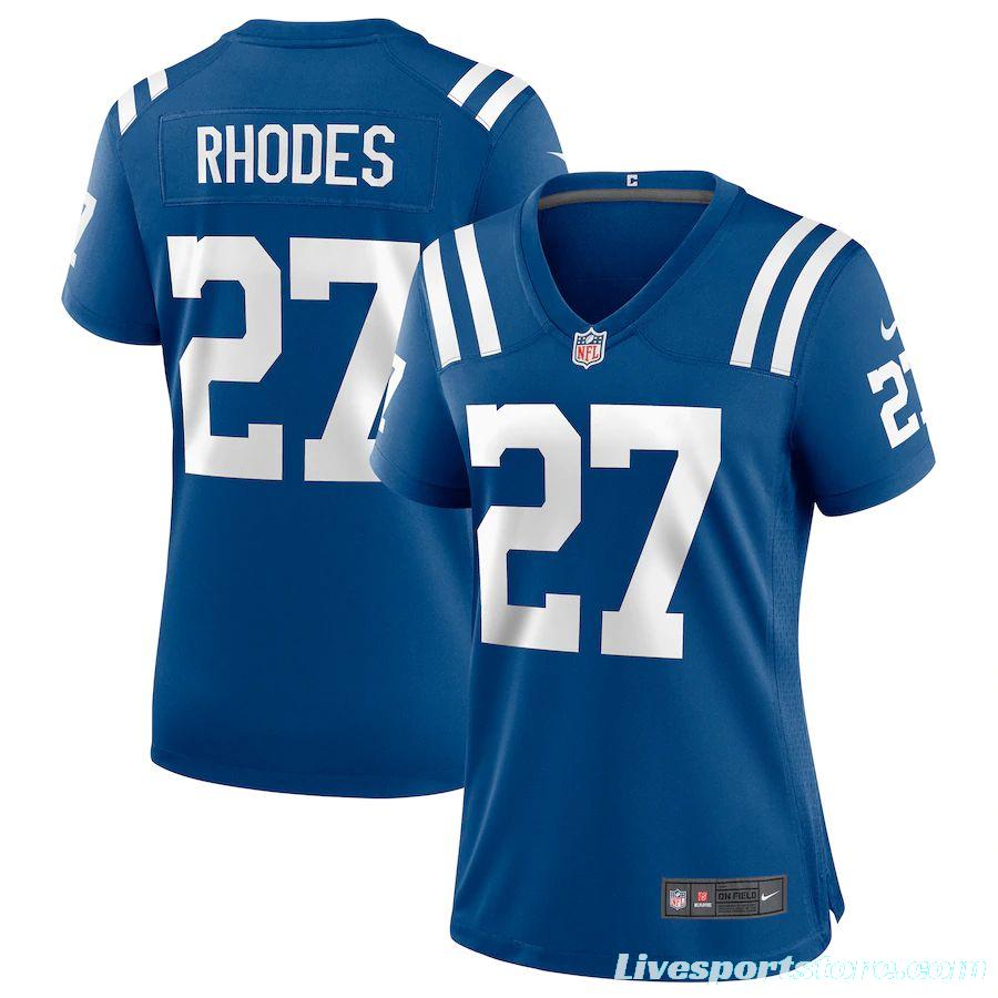 Women's Xavier Rhodes Royal Player Limited Team Jersey