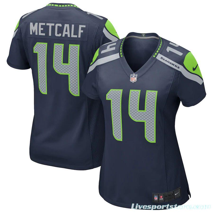 Women's DK Metcalf Navy Player Limited Team Jersey