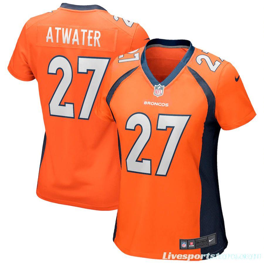 Women's Steve Atwater Orange Retired Player Limited Team Jersey