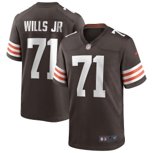 Men's Jedrick Wills Jr. Brown 2020 Draft First Round Pick Player Limited Team Jersey