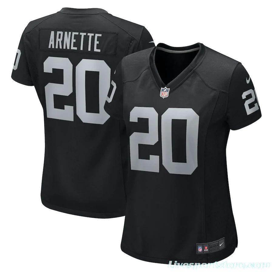 Women's Damon Arnette Black Player Limited Team Jersey