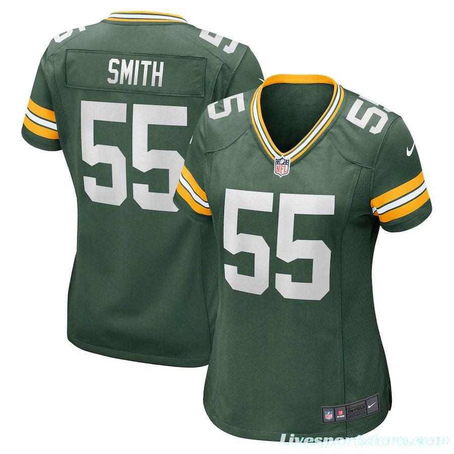 Women's Za'Darius Smith Green Player Limited Team Jersey