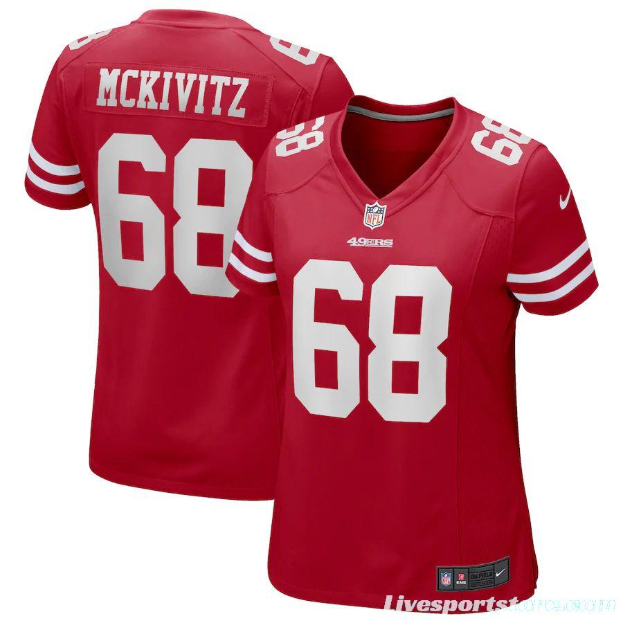 Women's Colton McKivitz Scarlet Player Limited Team Jersey