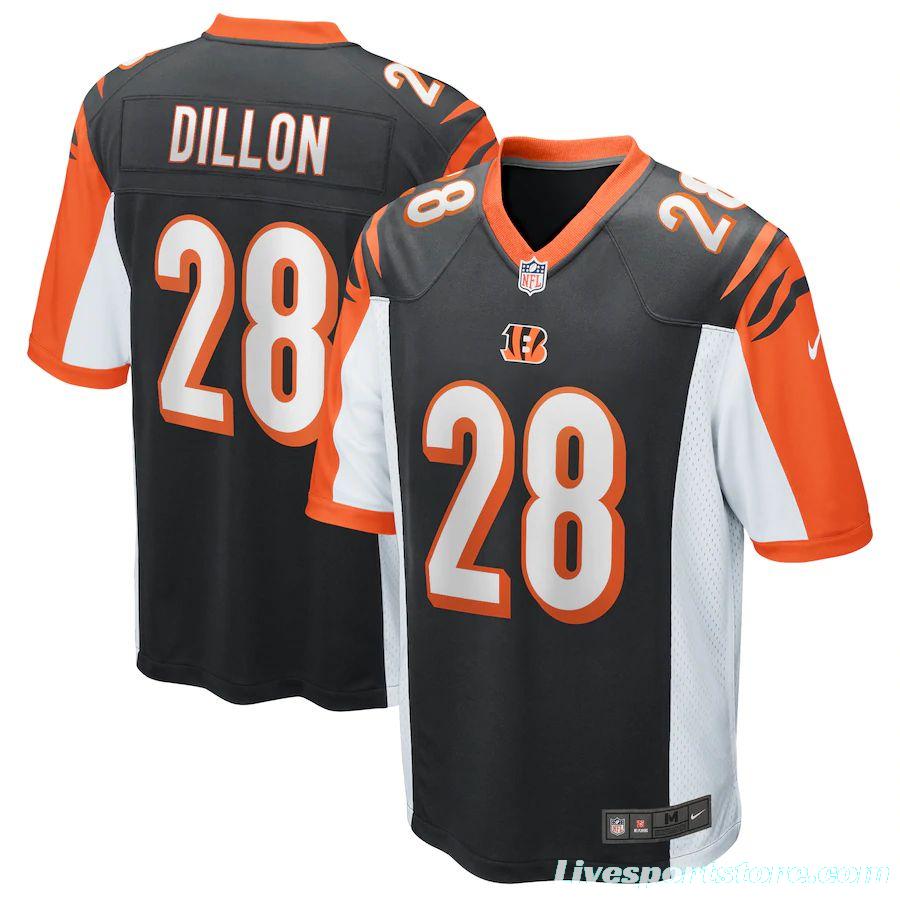 Men's Corey Dillon Black Retired Player Limited Team Jersey