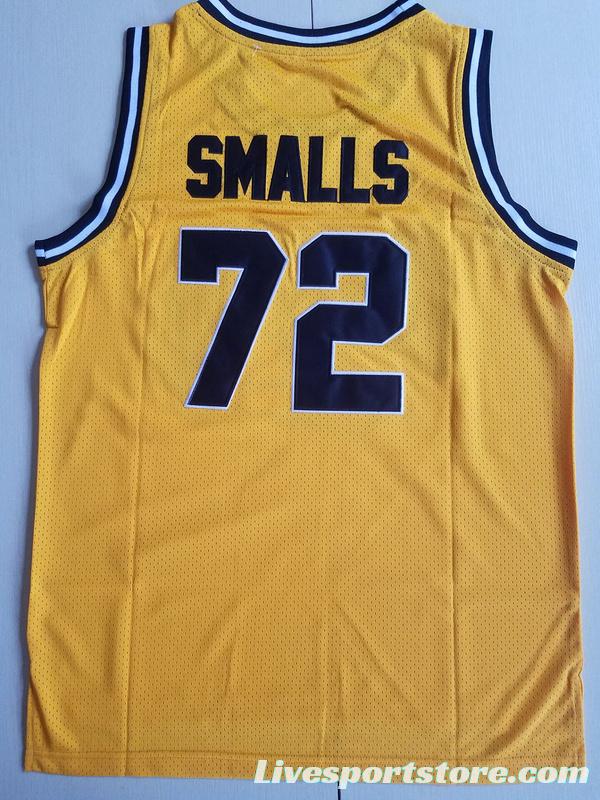 Notorious B.I.G. Biggie Smalls 72 Bad Boy Yellow Basketball Jersey