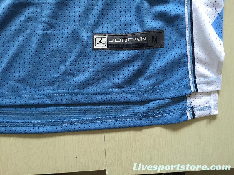 Michael Jordan 23 North Carolina College Basketball Jersey With AJ Logo