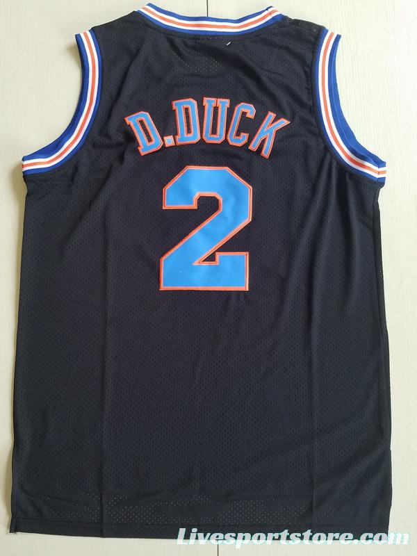 D.Duck 2 Movie Edition Black Basketball Jersey