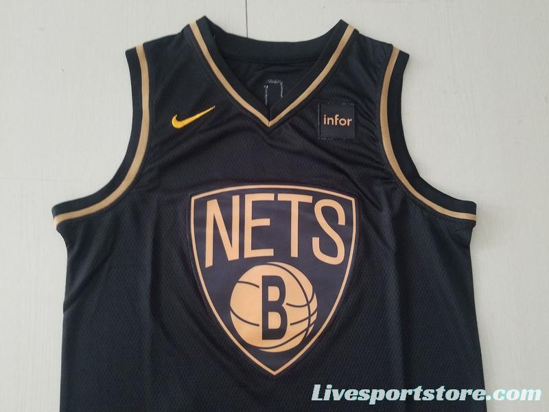 Kevin Durant 7 Black Golden Edition Jersey