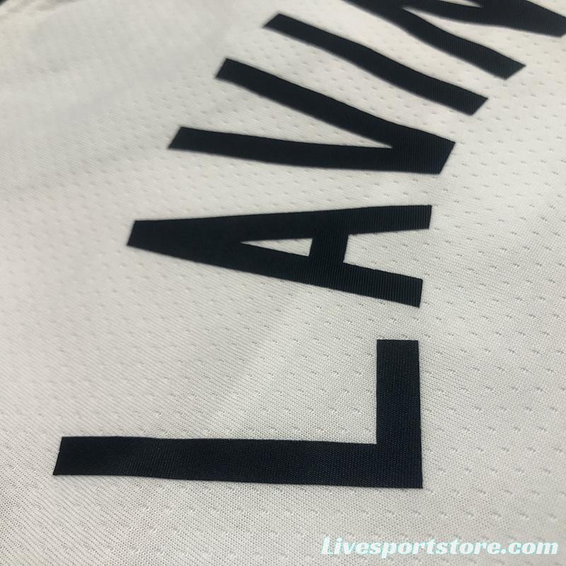 Thai Version Men's Zach LaVine White USA Basketball Player Jersey