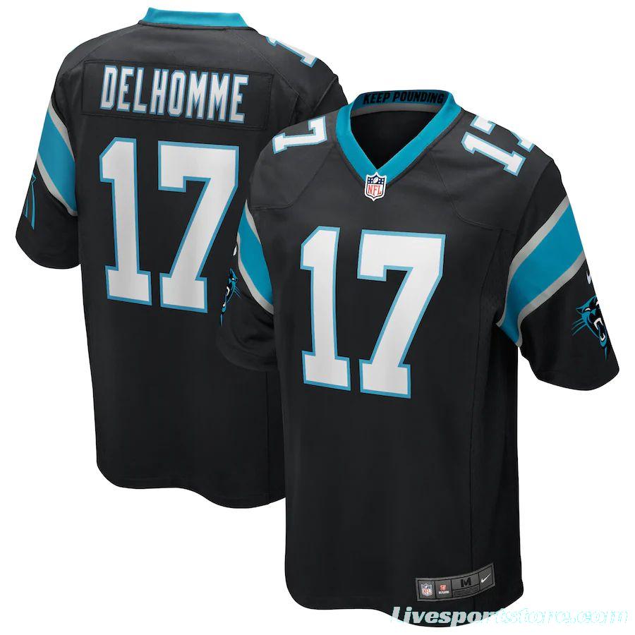 Men's Jake Delhomme Black Retired Player Limited Team Jersey