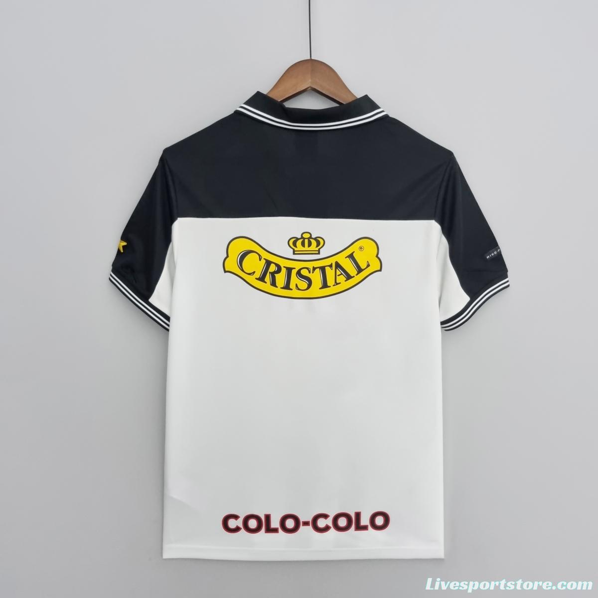 Retro 1999 Colo Colo home Soccer Jersey