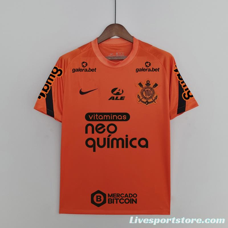 22/23 All Sponsors Corinthians Pre-match Training Orange