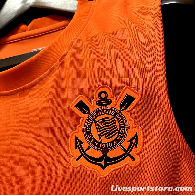 22/23 Corinthians Pre-match Training Orange Vest 