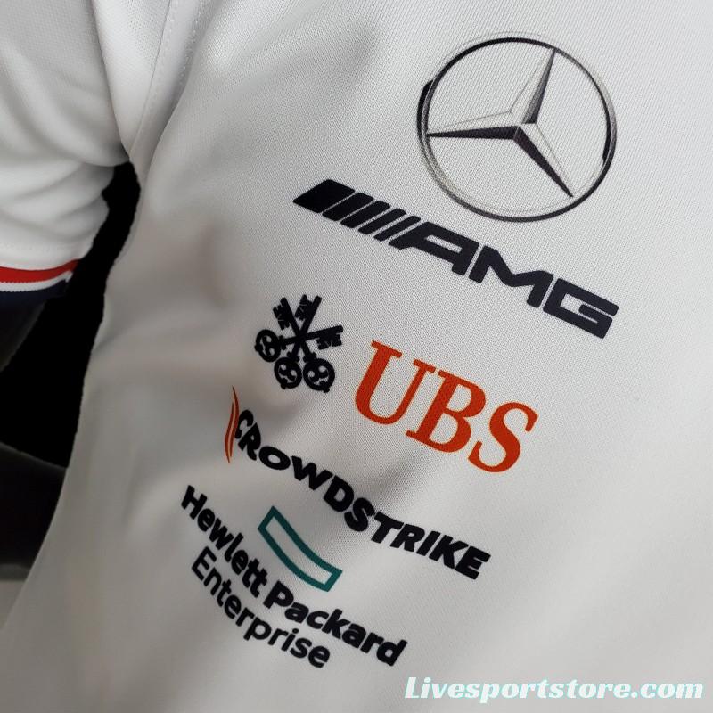 F1 Formula One 2022 Mercedes White 