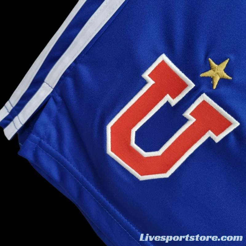 22/23 Universidad De Chile Home Shorts 