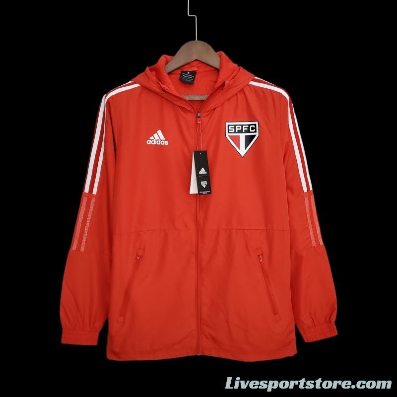 2022 Sao Paulo Windbreaker Red 