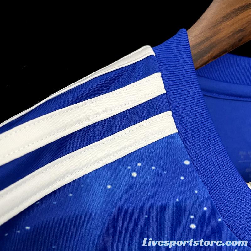 22/23 Cruzeiro Home Soccer Jersey