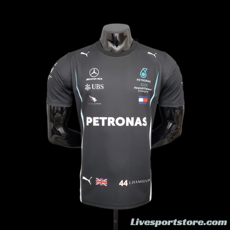 F1 Formula One Racing Suit; 2021 Mercedes Black 