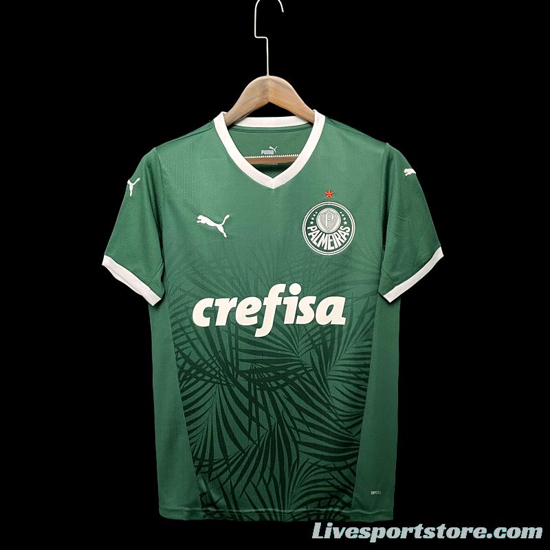 22/23 Palmeiras Home  Soccer Jersey